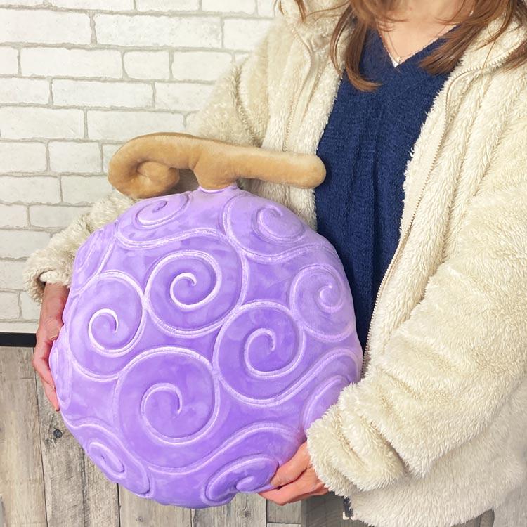 ワンピース 悪魔の実エンボスクッション ゴムゴムの実 ONEPIECE