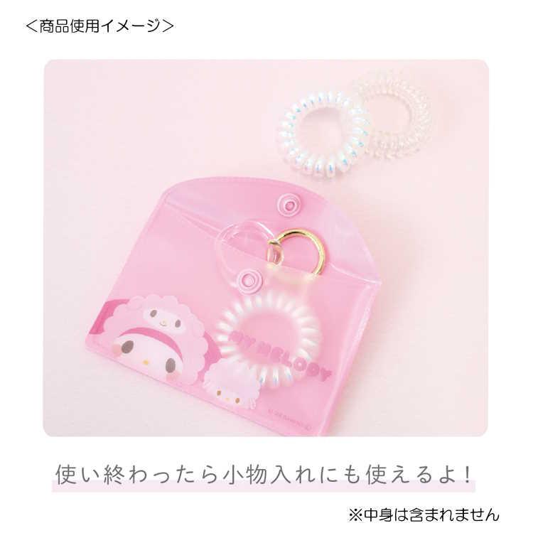 マイメロディ ポーチ入りフレークシール ケース付き シール ダイカット