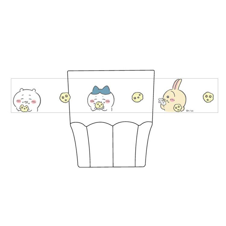 ちいかわ C-7 クリアカップ 300ml CHIIKAWA コップ : キャラクター雑貨