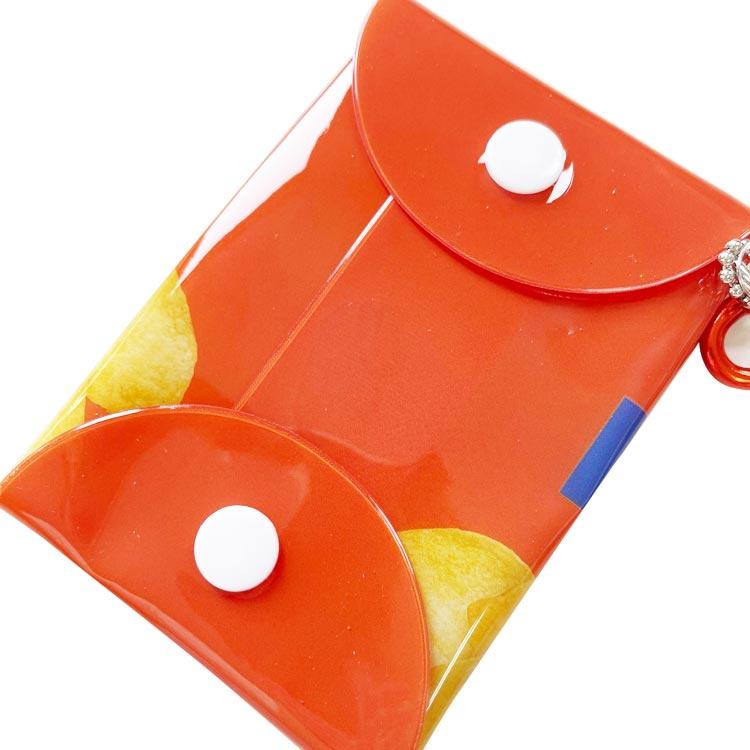 ポテトチップス カラビナ付きマルチケース オレンジ 136595 お菓子