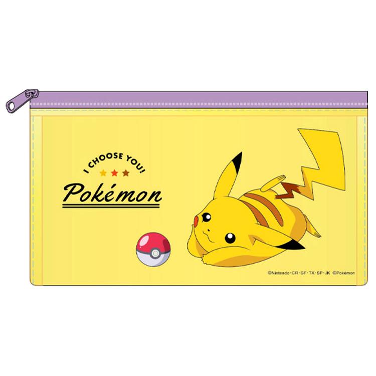 ポケットモンスター クリアフラットポーチ ピカチュウ 156900 pokemon