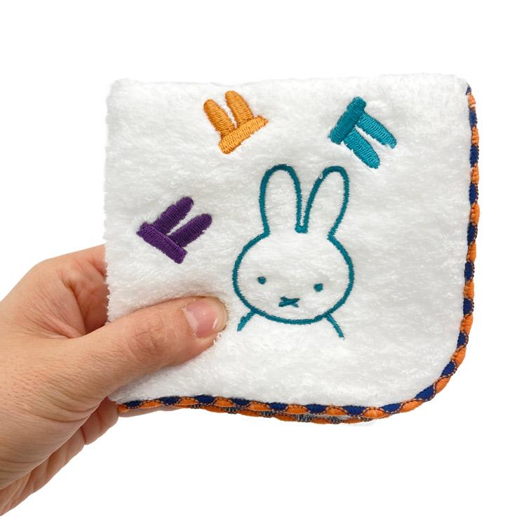 専用⭐みかん❤トロっふわ〜暖か❤特大ブランケット❤刺繍お星さま。ブルー ミッフィー ふわふわ刺繍ハンカチーフ オレンジ 051633 Dick Bruna