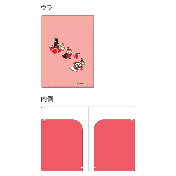 ムーミン スパンコール入クリアファイルA5W リトルミイ 746463 MOOMIN