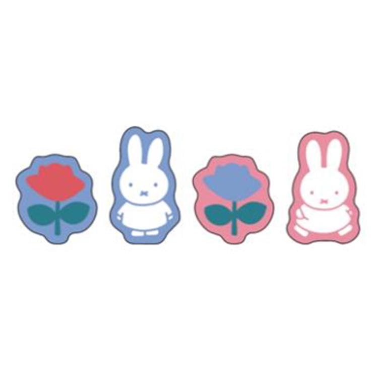 ミッフィー フレークシール ローズ ブルー 192388 MIFFY and ROSE