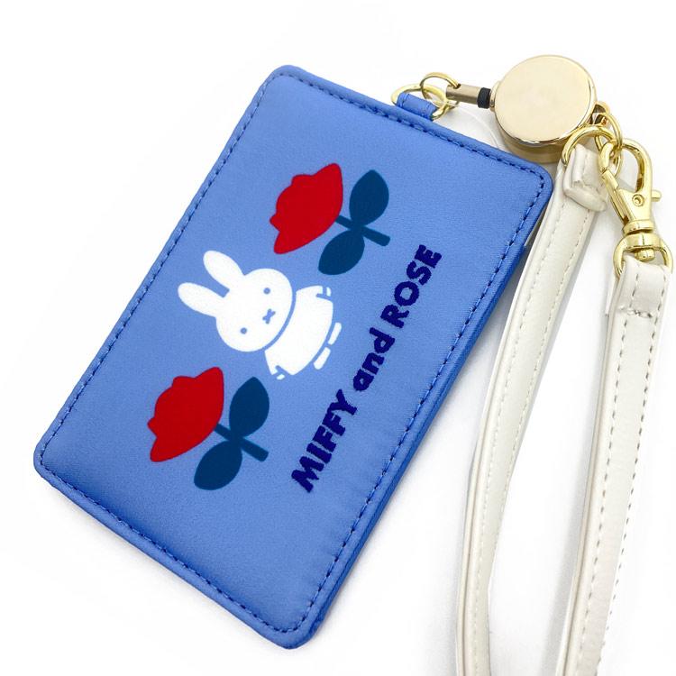みっふぃさん専用 ミッフィー パスケース ローズ ブルー 192500 MIFFY and ROSE