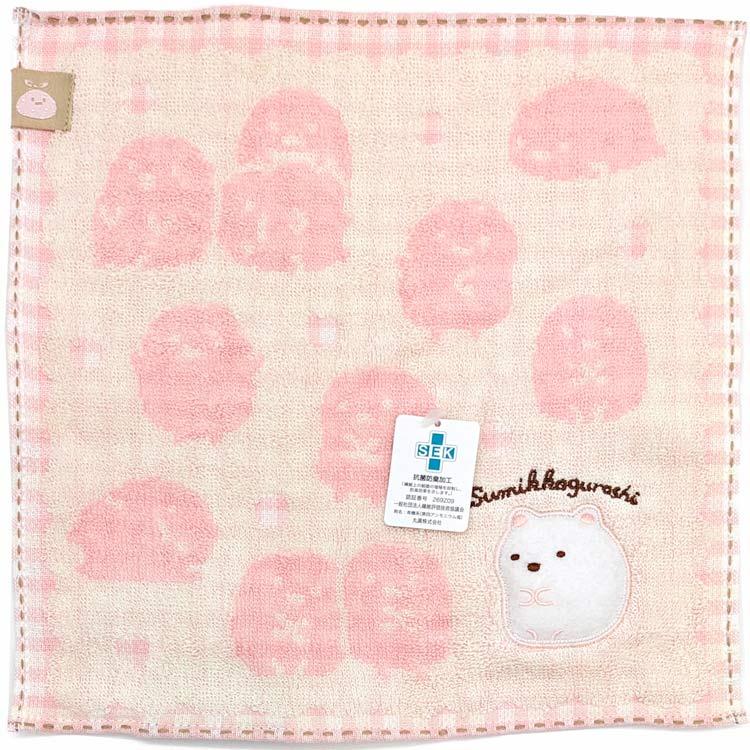 すみっコぐらし ミニタオル ぷっくりっとしろくま 丸眞