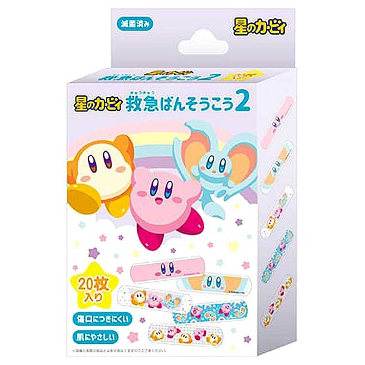 星のカービィ 16410 救急ばんそうこう2 絆創膏 : キャラクター雑貨