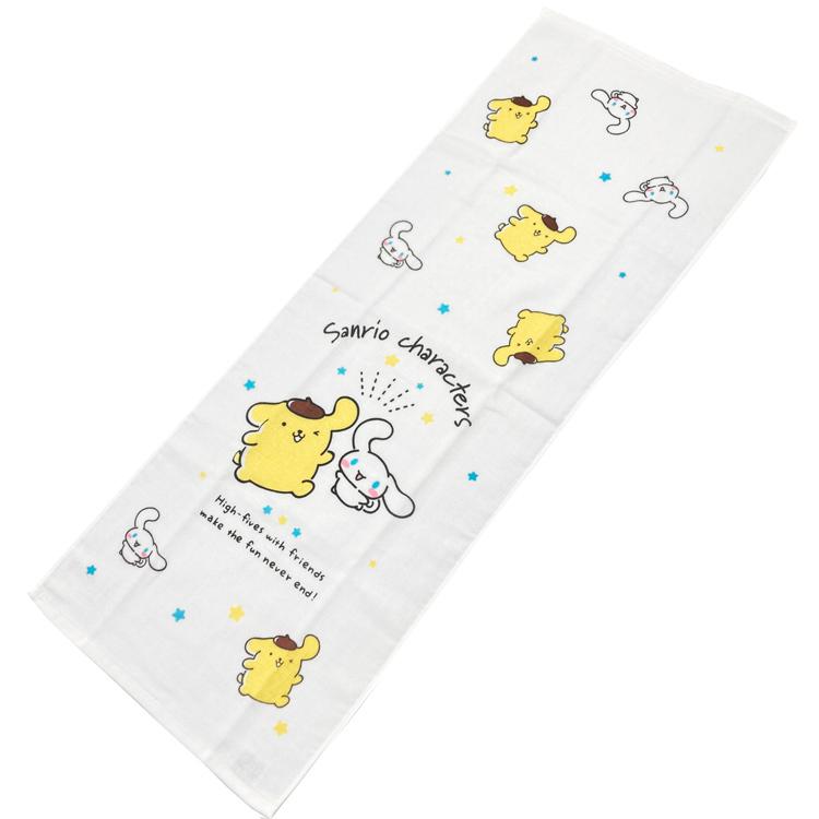 サンリオキャラクターズ フェイスタオル ガーゼパイル