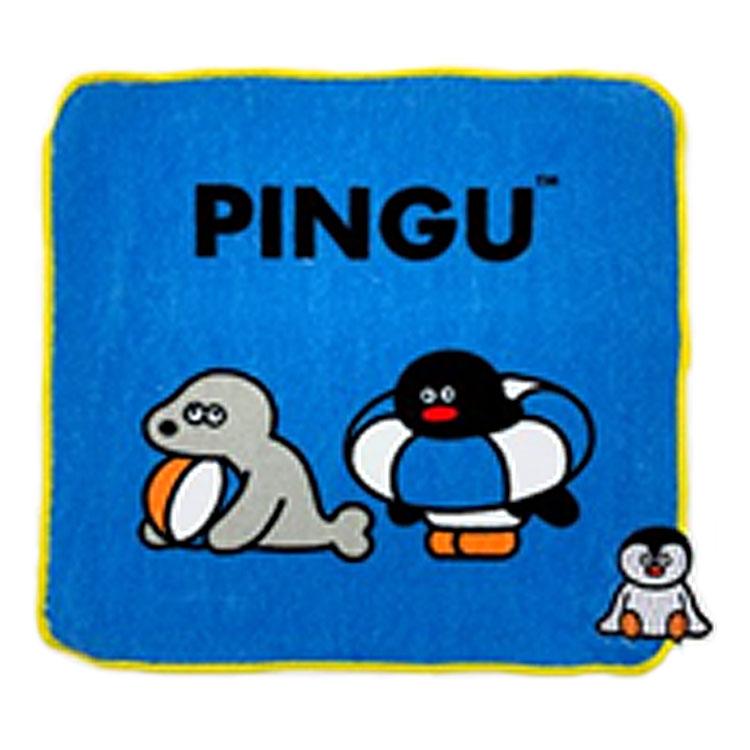 ピングー×松本セイジ プチタオル ブルーメモリー 074861 PINGU