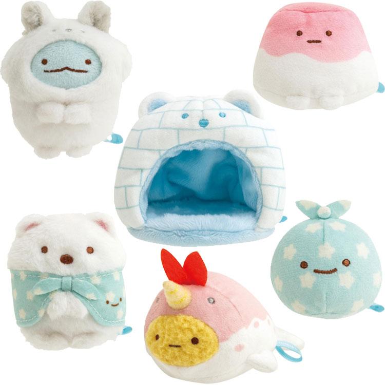 6種セット】すみっコぐらし てのりぬいぐるみ しろくまのふるさと すみ