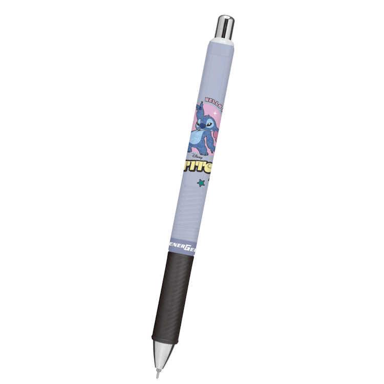 スティッチ エナージェルボールペン 0.5mm 筆記具 筆記用具 インク色黒
