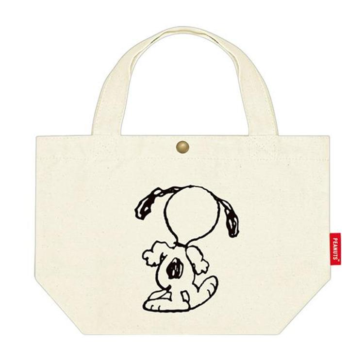 スヌーピー ミニトートバッグ スヌーピーうしろ 235859 : キャラクター