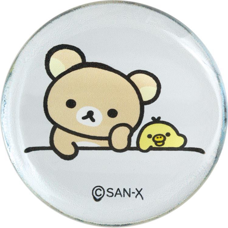 リラックマ クリアはしおき KA26301 BASIC RILAKKUMA ガラス 丸型 