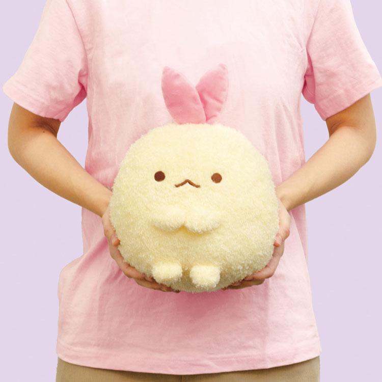 すみっコぐらし ぬいぐるみM えびてんのしっぽ 天使なえびてんアイドル