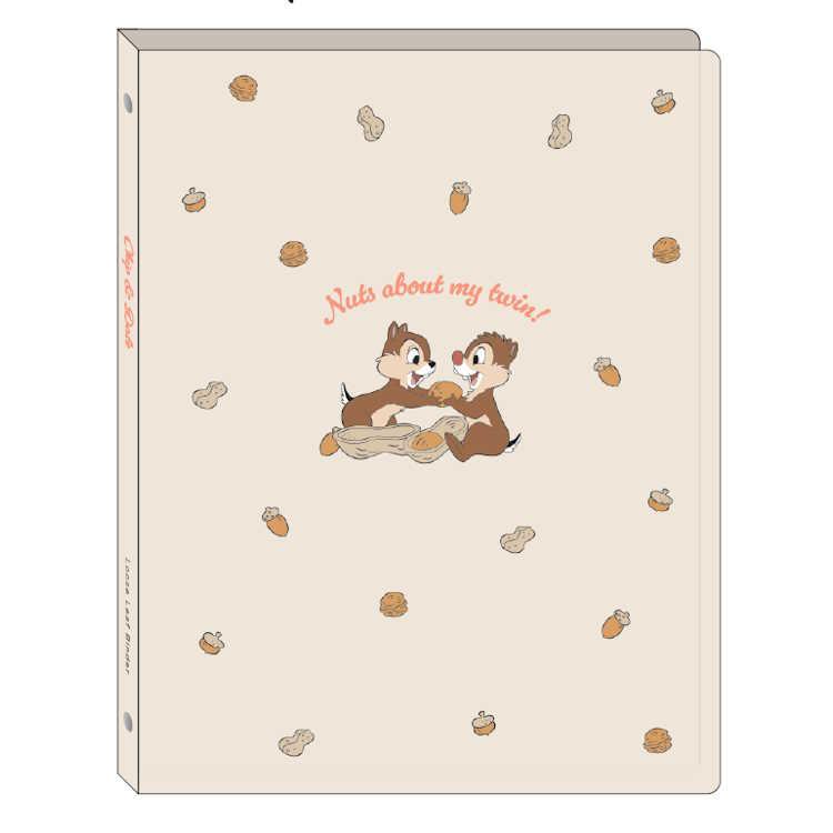 チップ＆デール ルーズリーフバインダー 26穴 バインダー ルーズリーフ