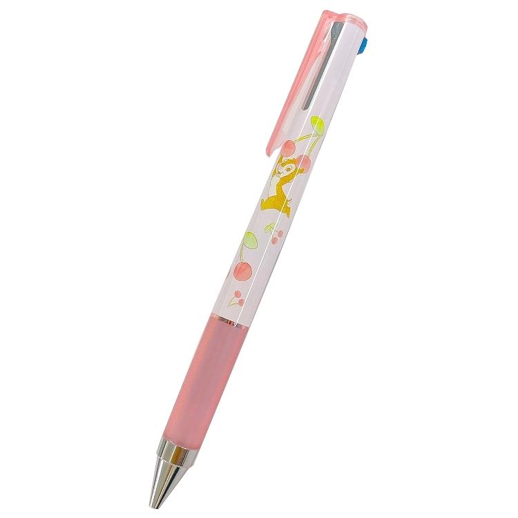 チップ&デール JUICE UP 3 725246 3色ボールペン 黒・赤・青 Disney