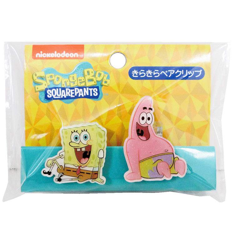 スポンジボブ きらきらペアクリップ A柄 052012 SpongeBob SquarePamts