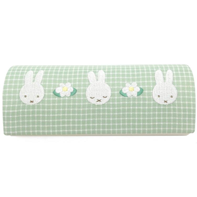 ミッフィー メガネケース グリーン 148983 チェックシリーズ miffy