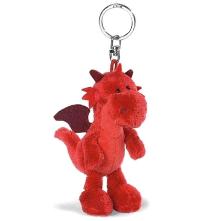 NICI ビーンバッグ ドラゴン レッド 10cm ぬいぐるみキーリング