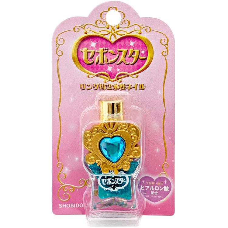 セボンスター リング付き水性ネイル レースハート 439915 キッズコスメ