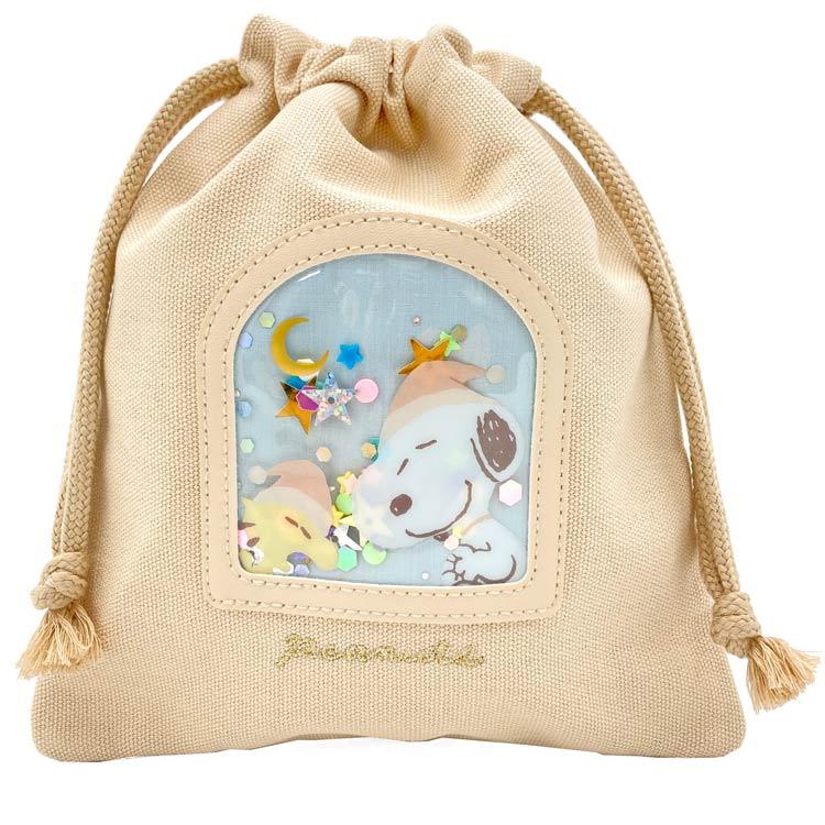 スヌーピー 巾着 BE 162958 Sweet Dream PEANUTS ピーナッツ