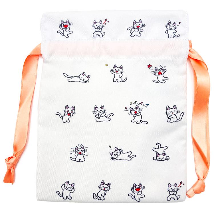 ノンタン 巾着袋 A きんちゃく 袋 小物入れ 772363 : キャラクター雑貨