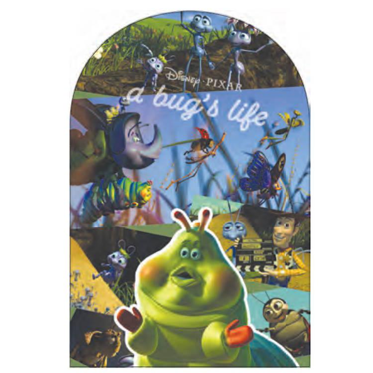 バグズライフ ダイカットメモ ピクサー PIXAR メモ帳 メモ紙 めも メモ