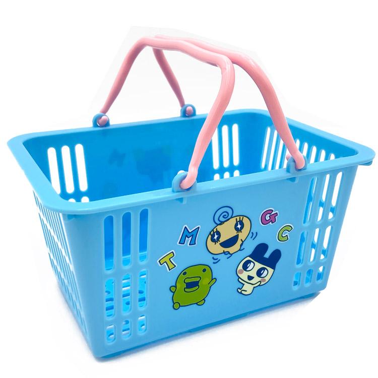 たまごっち ミニフリーバスケット ブルー 589448 : キャラクター雑貨