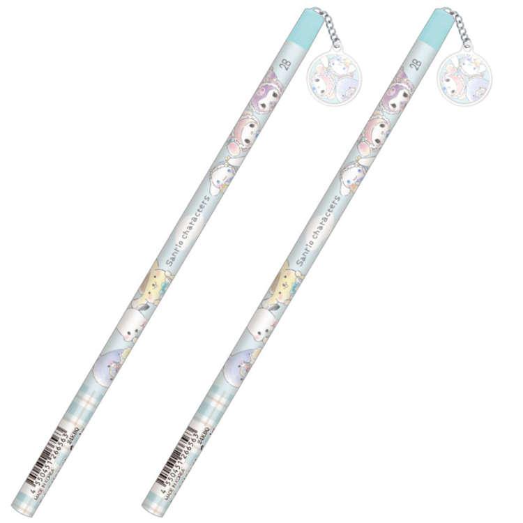 2本セット】サンリオキャラクターズ アクリルチャーム鉛筆2B