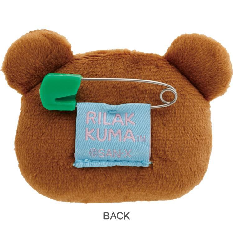 リラックマ ぬいぐるみバッジ チャイロイコグマ AB27107 えもじ〜ず