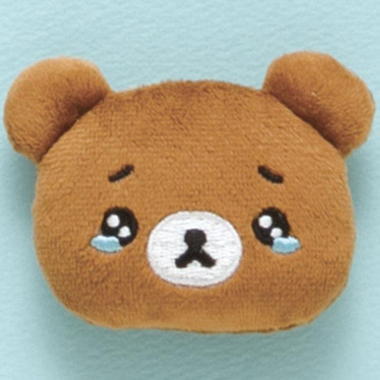 リラックマ ぬいぐるみバッジ チャイロイコグマ AB27108 えもじ〜ず