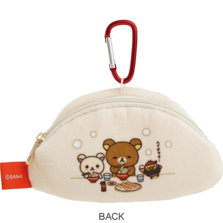 リラックマ 餃子ぬいぐるみポーチ いつでもらーめん雑貨 ミニポーチ