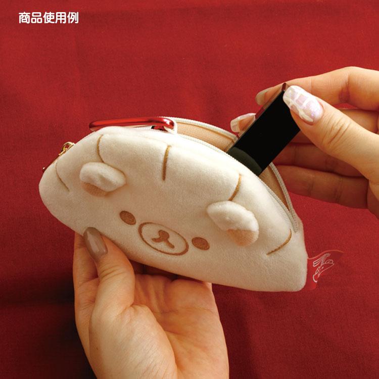 リラックマ 餃子ぬいぐるみポーチ いつでもらーめん雑貨 ミニポーチ