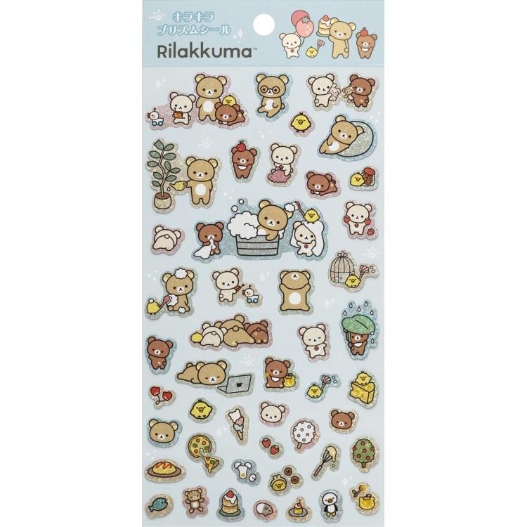リラックマ キラキラプリズムシール SE63701 BASIC RILAKKUMA リラックマ キラキラプリズムシール SE63701 BASIC RILAKKUMA