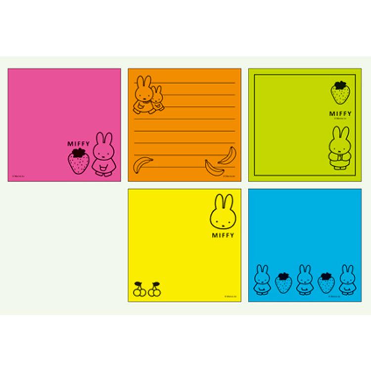 ミッフィー 選べる蛍光付箋 ピンク 052913 miffy ディック