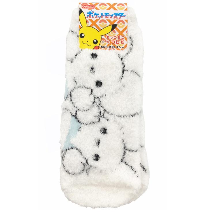 ポケットモンスター もっこもこ靴下 レディース ワッカネズミ WH