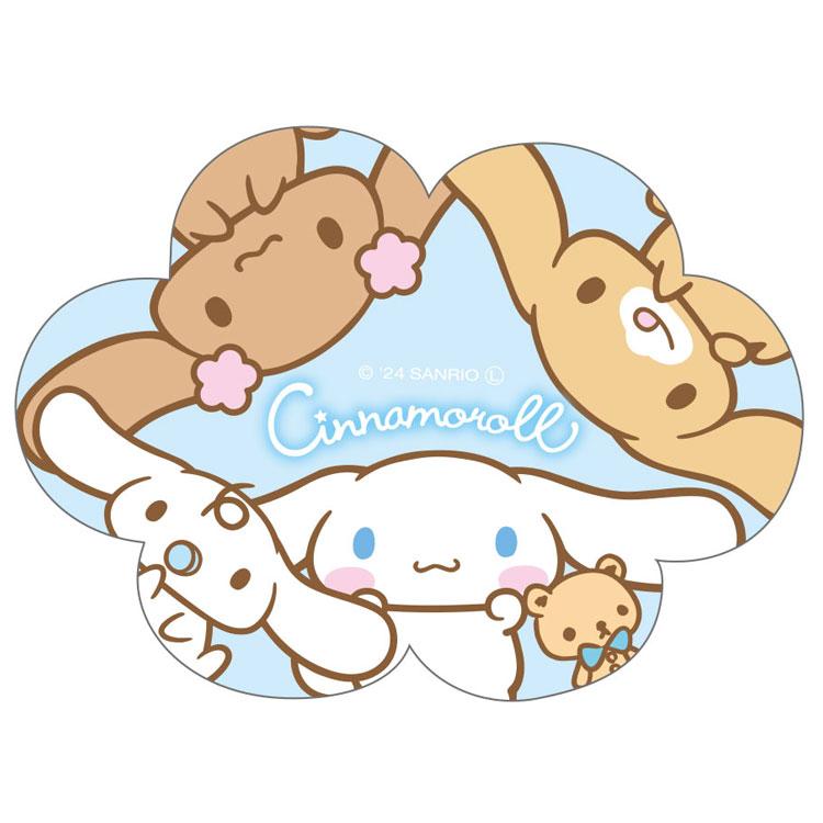 シナモロール ピタペラステッカー 234868 みんなといっしょ SANRIO