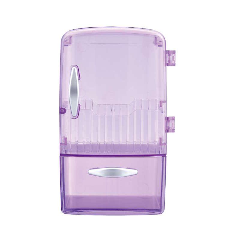 LITTLE FRIDGE リトルれいぞうこチェスト クリアパープル 小物入れ こ