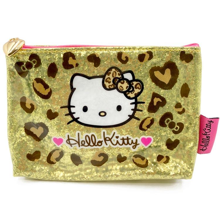 ハローキティ グリッターポーチ ヒョウ 985040 GOGOギャル SANRIO