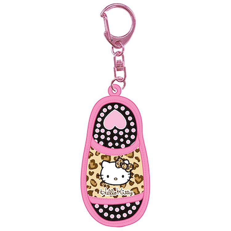 ハローキティ ミニサンダルキーホルダー ヒョウ 985330 GOGO ハローキティ ミニサンダルキーホルダー ヒョウ 985330 GOGO