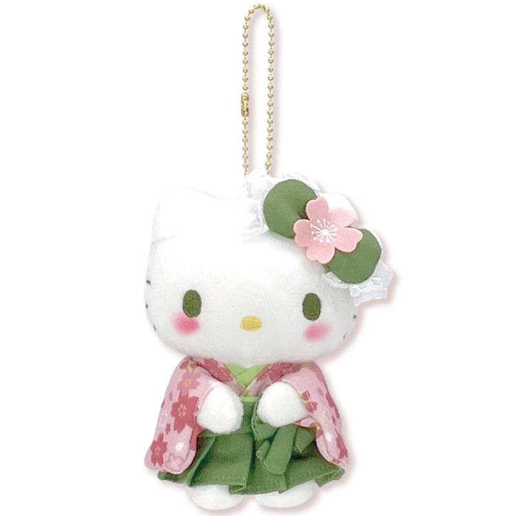 ⭐︎ロー⭐︎ ハローキティ マスコット 204233 桜着物抹茶 SANRIO サンリオ