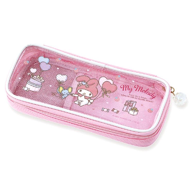 マイメロディ ペンケース ラウンドジップクリア 077796 SANRIO