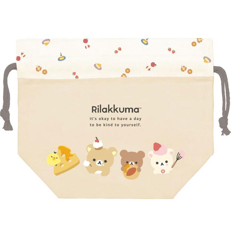 リラックマ クールボトル ランチボックス ランチ巾着　 保冷バッグ　おまけ付 リラックマ ランチ巾着 ランチマーケット BASIC RILAKKUMA お弁当袋