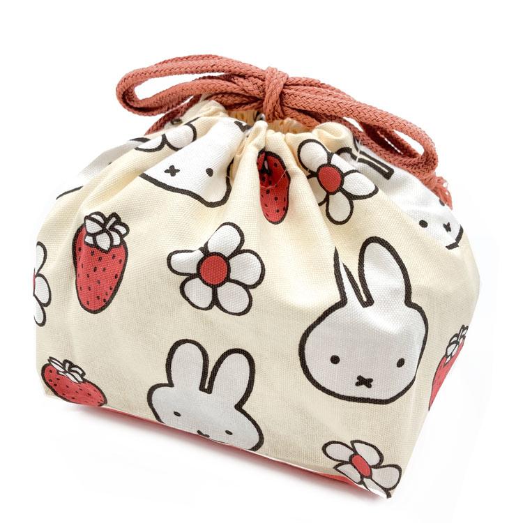ミッフィー ランチ巾着 053194 Miffy ディックブルーナ ストロベリー