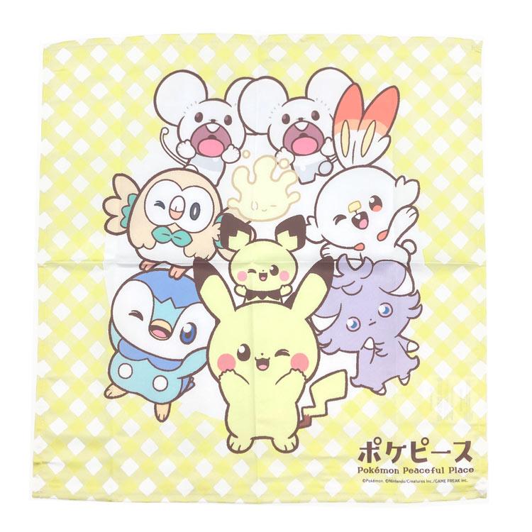 ポケットモンスター 大判ハンカチ3P 女児 897716 pokemon ポケモン