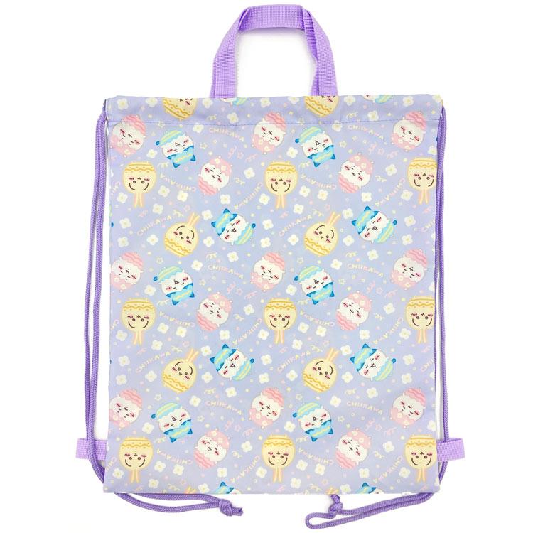 ちいかわ 総柄ナップサック PL 437195 新学期 新入学 CHIIKAWA なんか小さくてかわいいやつ : キャラクター雑貨 ラフラフ ...