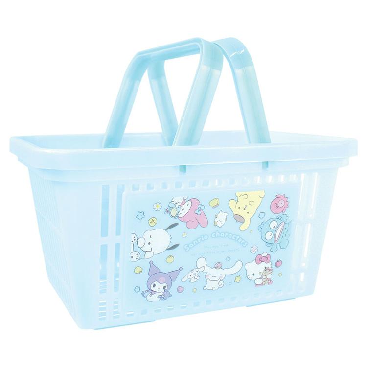 けろけろけろっぴ サンリオキャラクター プラスチック バスケット カゴ レトロ サンリオ けろっぴ 雑貨 平成 レトロ 収納 バスケット サンリオ