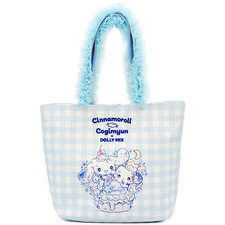 シナモロール×こぎみゅん フリルハンドルトートバッグBL 288458