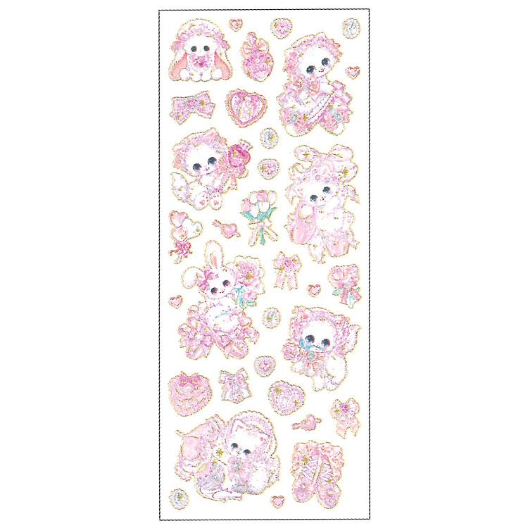 飴ノ森ふみか ふち箔クリアシール おまじないジュエル 165252 あめの