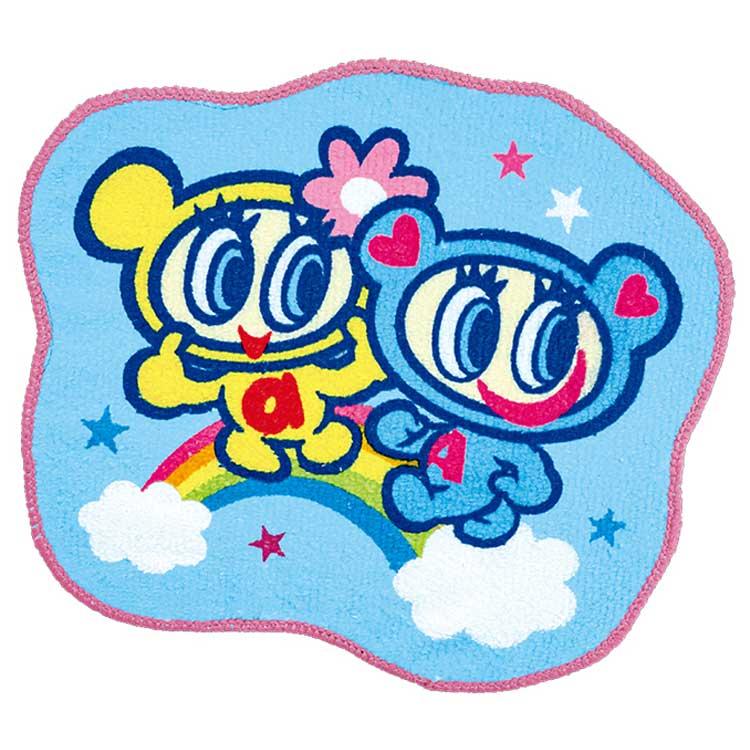 エンジェルブルー ダイカットミニタオル レインボー 280354 Angel Blue